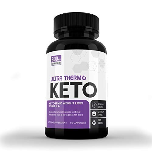 Ultra Thermo Keto KETOGENIC Weight Loss Formula - Keto Capsules for Men & Women - Burn Body Fat & Weight - Keto Diet - Raspberry Ketones Extract-SUPPLEMENT PARADISE