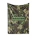 Customized Camouflage Blanket - Ships Next Day, Printed in USA - Soft Fleece or Sherpa Blanket â€“ Personalized Camo Throw (Fleece 30x40)