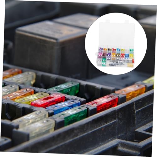Kit de fusibles automotrices Healifty de aluminio, 300 piezas, con probador de fusibles para vehículos miniatura 7