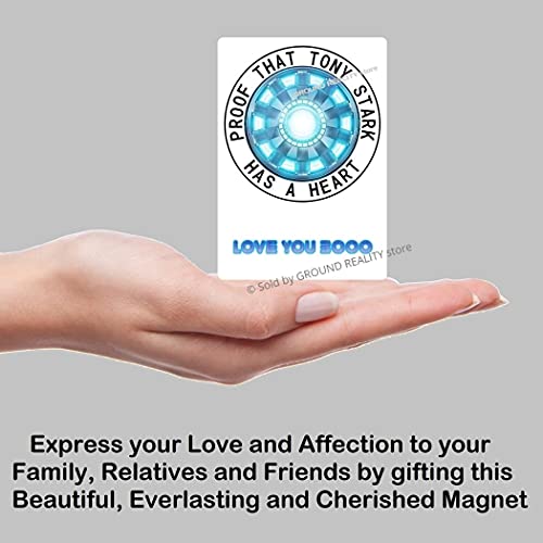 Image of Superhero Ironman Arc Reactor Nanotech Waterproof Digital Picture Magnet. Large Size 10cms x 7cms; Multi Color 1 Piece Ironman Arc Reactor Office Fridge Magnet. Iron Man Gift Souvenir AV-13