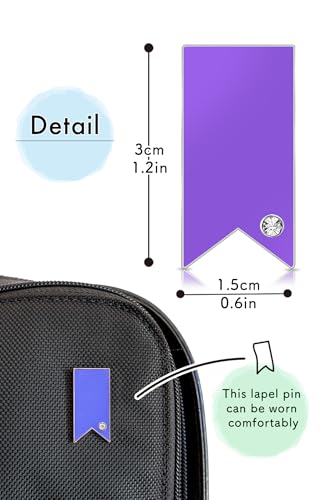 Image of Awareness Ribbon Lapel Pin Ribbon Support Colors Brooch Pin Badges