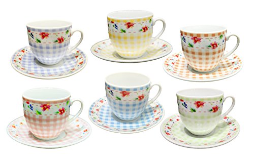 Borella Casalinghi Debora Set Tazze da tè con