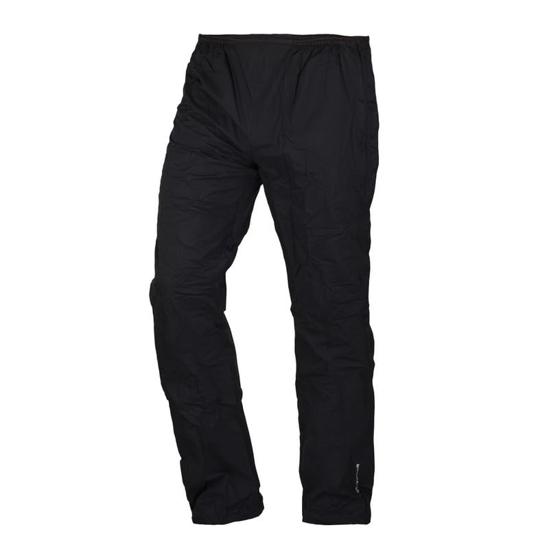 NORTHFINDER Packbare Regenhose Herren, Leichte Fahrrad Überziehhose, wasserdichte Regenüberhose 10 000 mm, Wanderhose Atmungsaktiv, Outdoor Hosen Winddicht, Motorrad Trekkinghose NORTHKIT