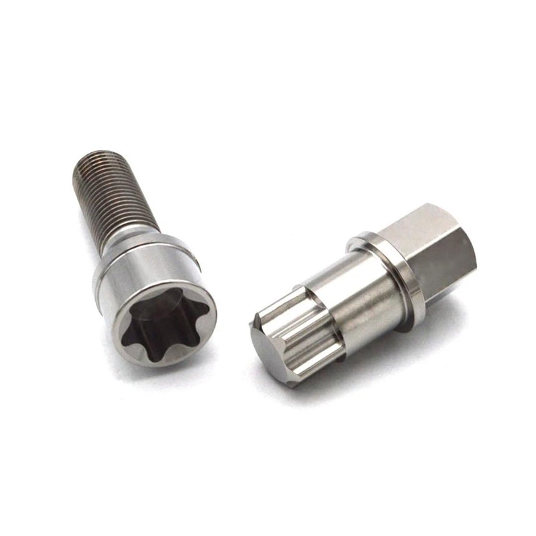 Śruby do Kół dla BMW, dla Mini, Śruba koła z gniazdem stożkowym Torx M14x1,25, tytanowa