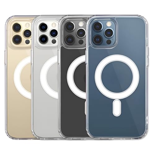 Image of Back Cover Case for iPhone Offers Mag-Safe Compatibility | Crystal-Clear Design | Camera Protection | Durable PC & TPU Construction (Transparent, iPhone 15 Pro)