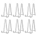 Chevalet Support Assiette Decorative - Porte Assiette | Presentoir Cadre Photo Livre de Table- Chevalet Presentation Plastique - 15 cm (6 pièces)