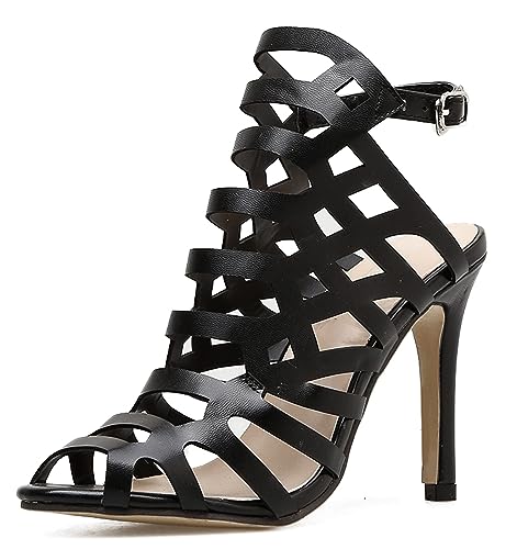 Sandales gladiateur femme talon 10cm pour sublimer vos tenues de soirée habillée