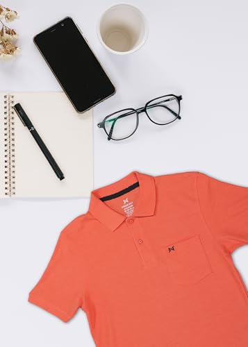 Image of Force NXT Polo Neck T-Shirt for Men Pack of 1 | Regular Fit T-Shirt for Men | Premium Super Combed Rich Cotton Polo Shirt | Men's Ultra Soft Half Sleeve T-Shirt