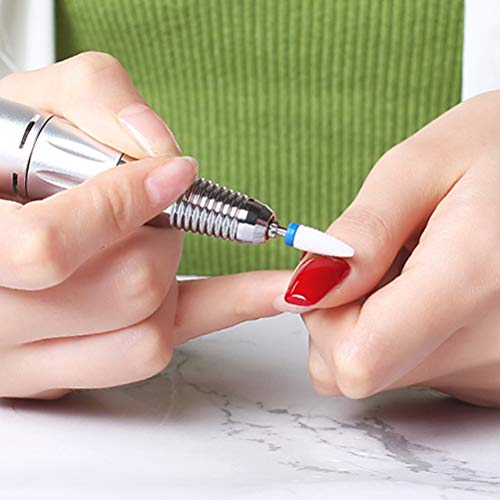 YANSHON Keramik Nagelfräser Set, Professioneller Entfernen Gel Acryl Nagelhaut Keramik Bits für Nagelfräser, Schleifkopf… – Bild 7