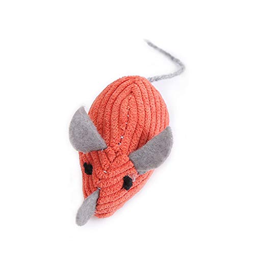 Keshida 5 Pcs/pack Funny Cats Fun Plush Toys Mice Shape Pet Training Supplies