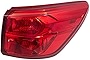 Brock Replacement Passenger's Tail Light Assembly Quarter Mounted Compatible with 17-19 Pathfinder 26550-9PF0A
