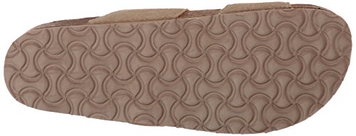 Madden Girl Women's Brando Flat Sandal, Taupe Fabric, 7.5