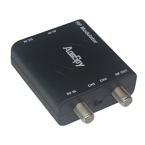 Aoespy RF61M01B Rca Rf Coaxial Modulator Vhf Converter Cvbs Adapter W/Antenna In/Out & Channel Switch thumb #8