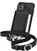 Produktbild Smartish Apple iPhone 11 (6.1") Cross Body - Dancing Queen Wallet Hülle - Abnehmbarer Schultergurt & Handschlaufe [Schlanke Schutztasche mit Kartenfach] (Silk) - Stiletto Black
