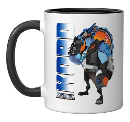 Slugterra Official Licensed Merch | Kord | STC1013 Ceramic Mug, Black/White