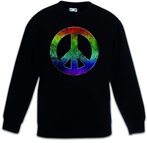 Sweat enfant Rainbow Peace idéal pour l'école et les loisirs en plein air