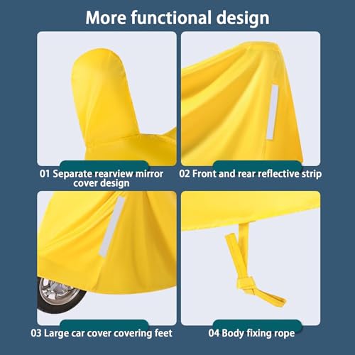 Housse moto imperméable extérieure très résistante bâche véhicule électrique hiver - 5