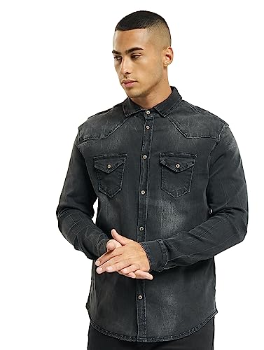 Preisvergleich Produktbild Brandit Denimshirt Riley - Black - L