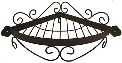 38x12x27 cm Iron Wall Corner Corner Shelving Unit