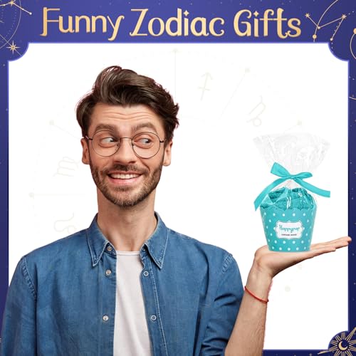 HAPPYPOP Zodiac Astrology Constellation Gifts - Space Galaxy Socks Birthday Horoscope Gifts