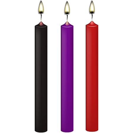 WEIHAI Low Temperature Candles Low Heat Candles Romantic Wax Play Candles for Lovers Couples Wedding