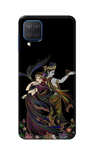 Image of Lord Radha and Krishna Hard Back Case Cover for Samsung Galaxy A12 / M12 / F12 Back Cover -(J5) VNS2223