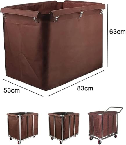 Bolsa de recambio para carrito de la colada comercial de 400L en forma rectangular 3