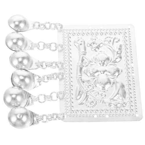 Baluue Colgante para Coser Estilo Étnico Adorno de Costura para Ropa Accesorio Artesanal de Aluminio Decoraciones Étnicas Únicas para Prendas Tradicionales Tamaño 2