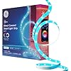 GE Cync Smart LED Strip Light, Color Changing Room Decor LED Light Strip, Works with Alexa and Google Home, Matter Compatible, LED Lights for Bedroom, Millions of Colors and White Tones, 16 Feet