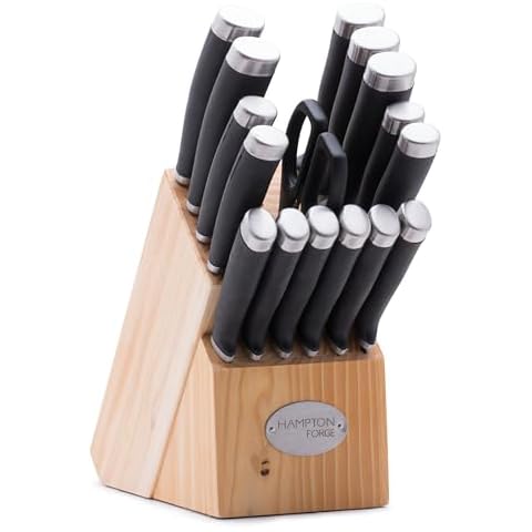 Hampton Forge HMC01B010B Epicure 17-Piece Cutlery Set Cover