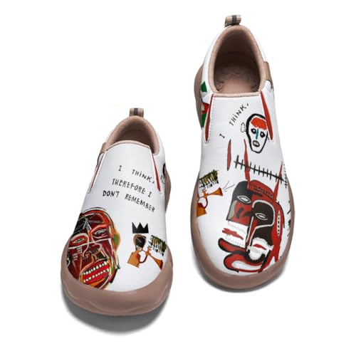 Kid's Casual Slip On Loafers Painted Cozy Travel Shoes Lightweight Fashion Walking Sneaker