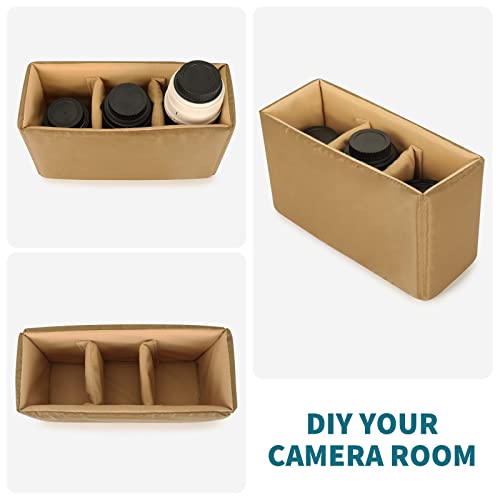 G-Raphy Dslr Camera Insert Bag Camera Inner Case For Nikon Sony Canon Panasonic Etc, Lenses, Flashes- Make Your Own Camera Bag #TOP2