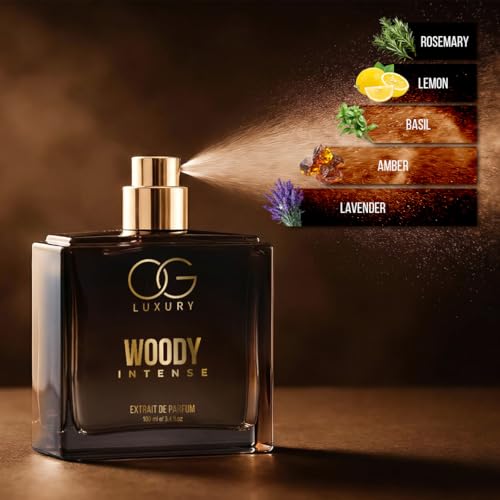 Image of OG Luxury India's Strongest Woody Intense Extrait De Perfume for man, Premium & Long-Lasting Scent, luxury perfume for Special Occasions & Gifting, 100ML