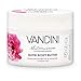 Produktbild VANDINI Nutri Body Butter Damen mit Pfingstrosenblüte & Arganöl - Body Creme als Körpercreme & Gesichtscreme für trockene Haut - vegane Feuchtigkeitscreme für Frauen (1x 200 ml)