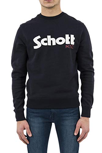Sweat Schott NYC homme col rond : l'alliance du confort et du style intemporel