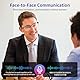 Smart Glasses with AI Translator, Real-Time Translation Glasses Polarized, Photochromic Lenses with Simultaneous Interpretation, language translator for Men Women Supports 160+ Languages(Silver)