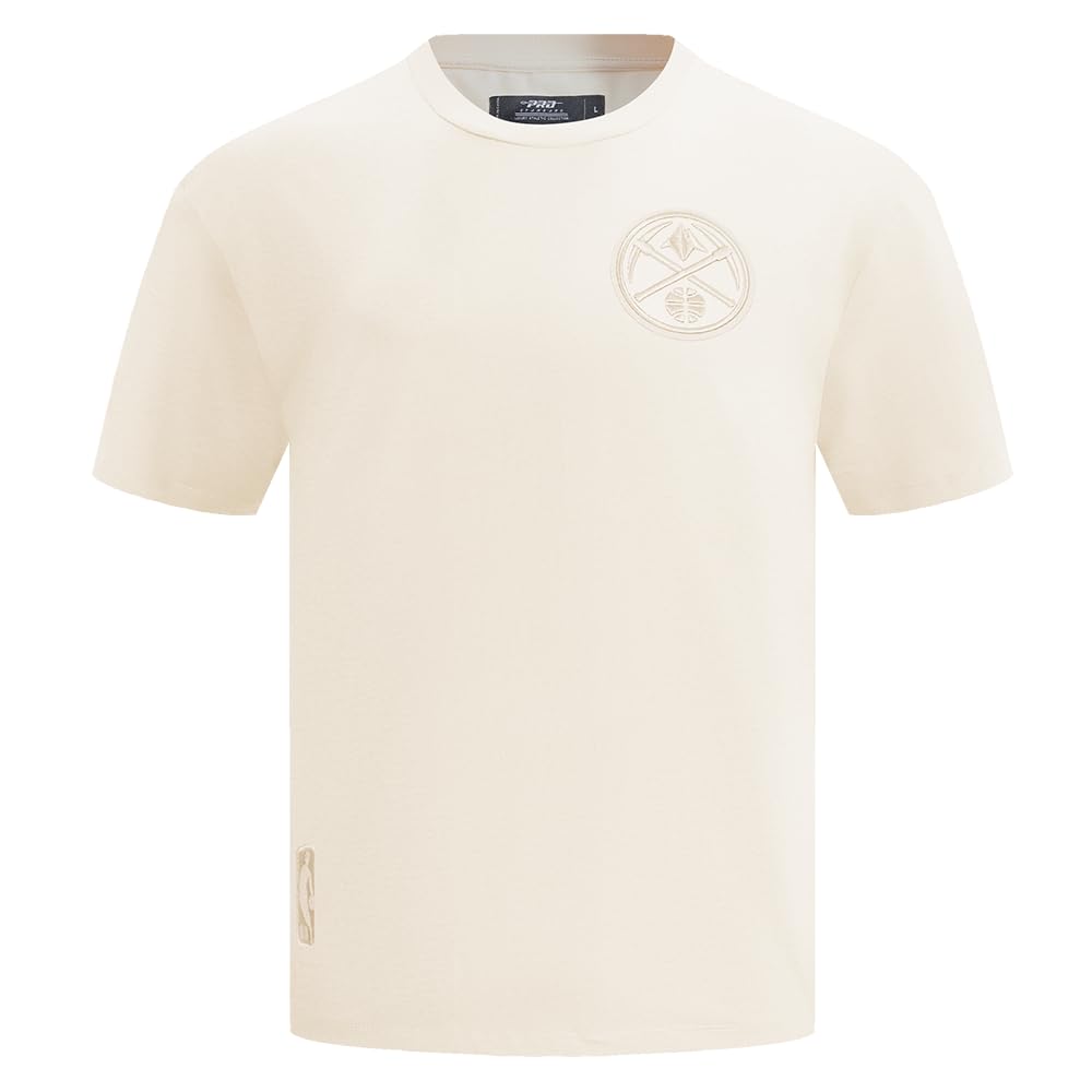 PRO Standard Men's NBA Neutral Short Sleeve Tee, Eggshell, 3XL