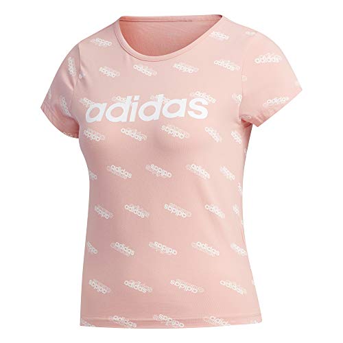 Adidas W FAV T Camiseta, Mujer, Rosglo, XS