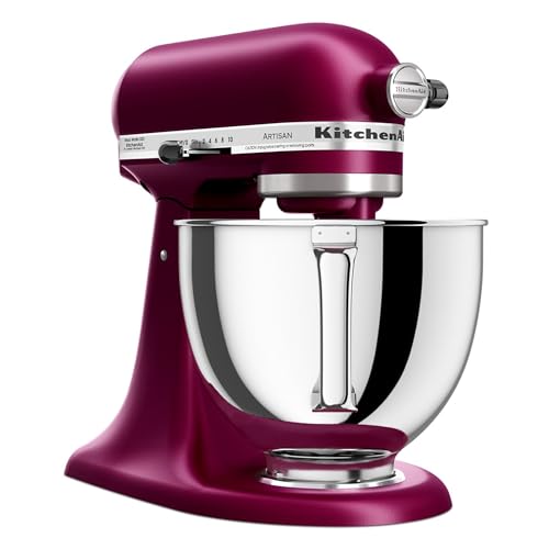 Image of KitchenAid Artisan Series 5 Quart Tilt-Head Stand Mixer with Pouring Shield, KSM150PS, Beetroot