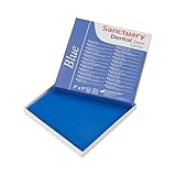 SANCTUARY Dental Dam Latex, 12,7 x 12,7 cm, schwer, blau, geruchlos, 52 Blatt, puderfrei