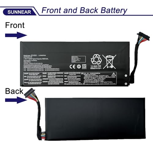 Image of 81Wh L23M2PK0 L23B2PK0 Laptop Battery for Lenovo Legion Go 8APU1 83E1 AMD Handheld Series L23D2PK0 L23C2PK0 L23L2PK0 5B11M36298 SB11M36297 5B11M36299 5B11M36296 7.82V 10360mAh
