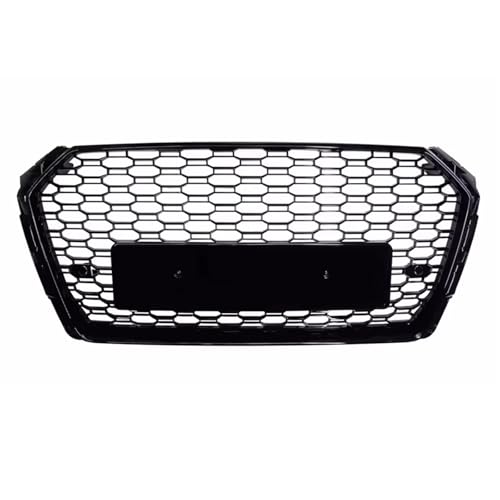 Grille centrale pour Audi A4 S4 B9 2017-2019 style nid d'abeille