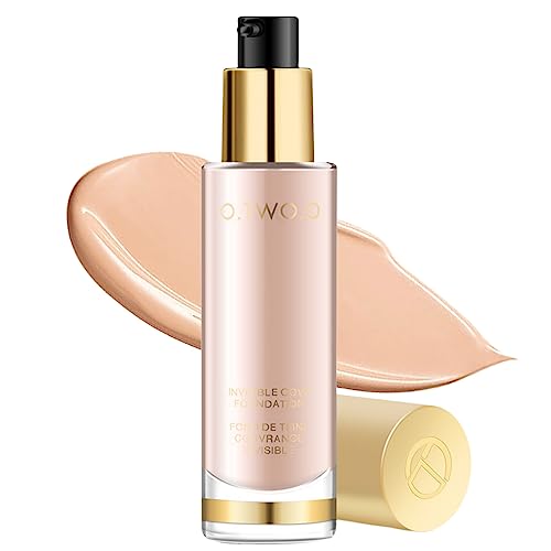 Liquid Makeup Foundation, Dry Skin Foundation, Hydrating Waterproof And Light Long Lasting Foundation, Moisturizing Make Up Foundation for Face, Natural Full Coverage Foundation for Women Girls