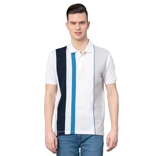 Image of Red Tape Colorblock Regular Fit Polo T-Shirt For Men | Comfortable & Stylish