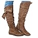 Luckycat Botas Mujeres Invierno Zapato Plano Redondo Dedo del pie Espesor cuñas...