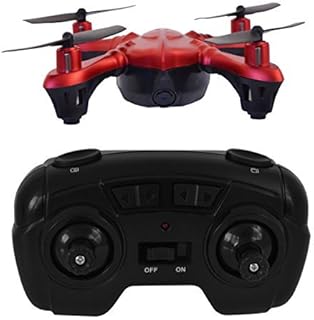 Hover-Way 2.4 GHZ Sky Spy Micro Drone with 480P Camera & 8GB SD - Pocket Size Video Nano Drone Red