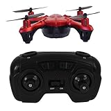 Hover 8-Way 2.4 GHZ Sky Spy Micro Drone with 480p Camera & GB SD – Pocket Size Video Nano Drone Red [parallel import goods]