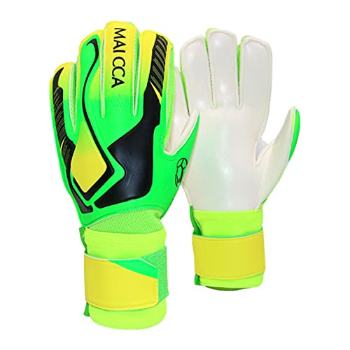 PolyMath Football Goalkeeper Gloves, Youth Adult Goalie Gloves with Finger Spines to Give Protection to Prevent Injuries, Size 5/6/7/8/9/10 - Image 3