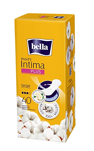 Image of Bella Maxi Soft Wings Classic Sanitary Pads - 15 Pieces (Pack of 2) & Bella Panty Intima Plus Panty Liners - 40 Count (Large) (Pack of 1)