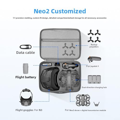 Sac pour DJI Neo 2 protégeant des chocs et de la pluie